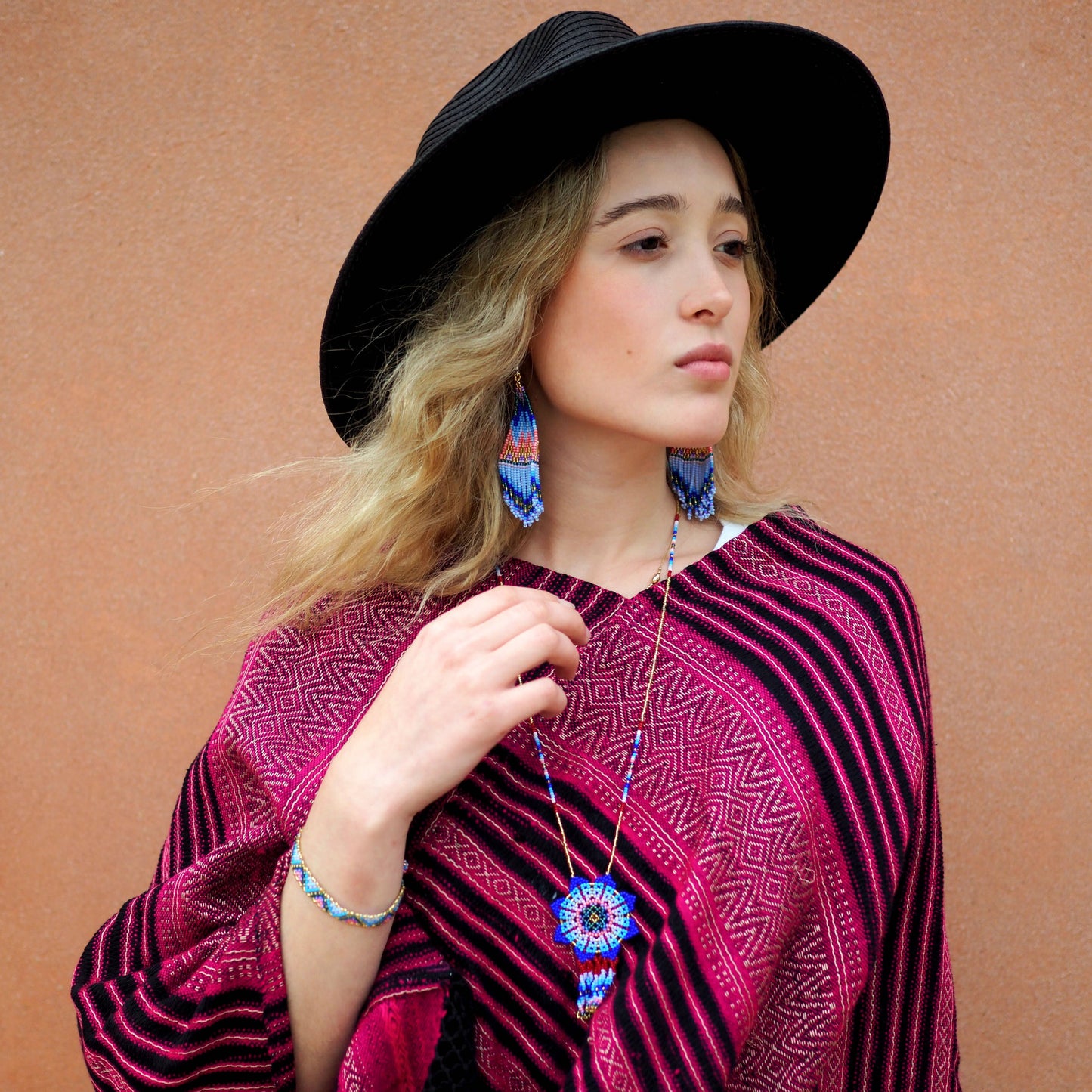 Huichol Earring Set