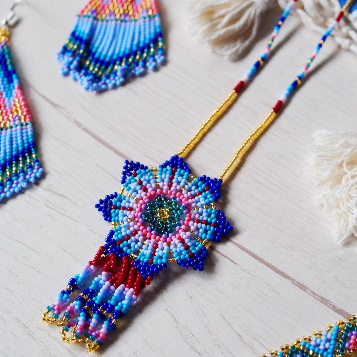 Huichol Earring Set